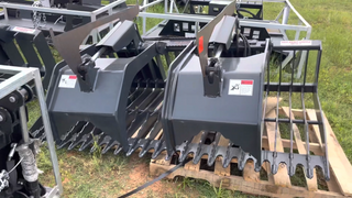 Stout XHD Utility Grapple | Width 76" & 84" inches | Oil Flow Range 14-23 GPM | For Skid Steers