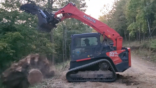 Stout XHD Root Rake Clam Grapple (With Dual Grapples) | Width 72", 82" & 92" inches | Oil Flow Range: 14-23 GPM | For Skid Steers