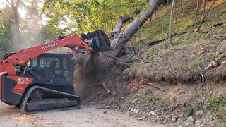 Stout XHD Root Rake Clam Grapple (With Single Grapples) | Width 72", 82" & 92" inches | Oil Flow Range: 14-23 GPM |28–42 kW / 37–56 HP| For Skid Steers