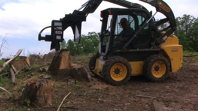Stout Heavy Duty Stump Grinder | Flywheel Diameter 26