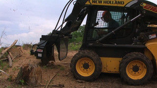Stout Heavy Duty Stump Grinder | Width 32" inches | Hydraulic Flow 10–20 GPM | For Mini Skid Steers