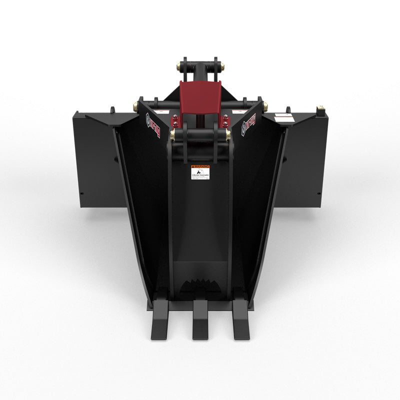 Virnig Stump Bucket Grapple | Model STMPG | 45.6" Width | Hydraulic Flow 15 To 25 GPM | For Skid Steer