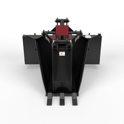 Virnig Stump Bucket Grapple | Model STMPG | 45.6" Width | Hydraulic Flow 15 To 25 GPM | For Skid Steer