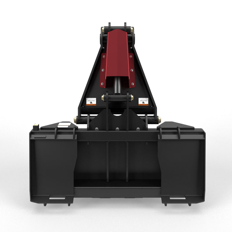 Virnig Stump Bucket Grapple | Model STMPG | 45.6" Width | Hydraulic Flow 15 To 25 GPM | For Skid Steer