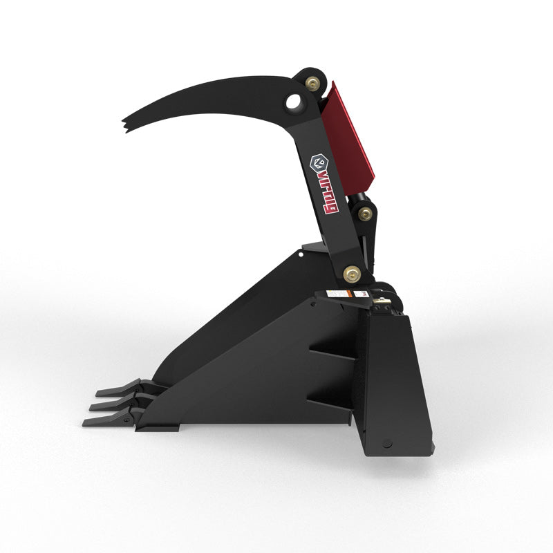 Virnig Stump Bucket Grapple | Model STMPG | 45.6" Width | Hydraulic Flow 15 To 25 GPM | For Skid Steer