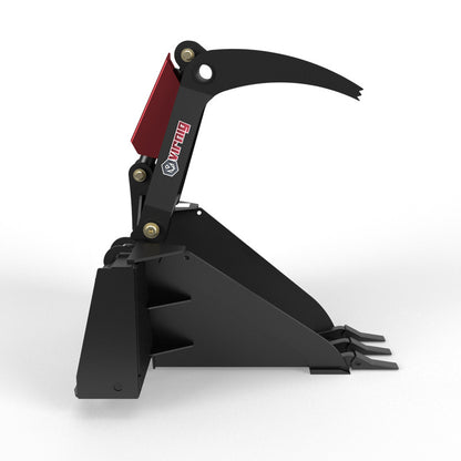 Virnig Stump Bucket Grapple | Model STMPG | 45.6" Width | Hydraulic Flow 15 To 25 GPM | For Skid Steer