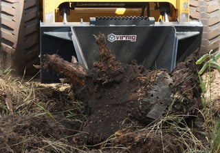 Virnig Stump Bucket | Model STMP | 45.6" Width | 15+ GPM | For Skid Steers