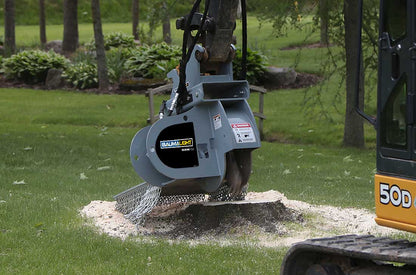 Baumalight Excavator Mounted Stump Grinder | Model GXM-350-550-750 | Rotor Size 19" - 24" | Weight 650 To 1300 Lbs | For Excavators