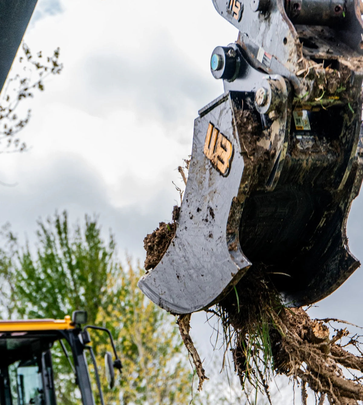 Werk-Brau Stump Ripper | Model WBSR Series | 24"–54" Width | 1–30 Tons | For Excavator