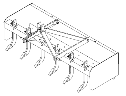 Sundown Box Blade | SDHDBX Series | Working Width 48" - 84" | 15-70 HP | For Tractors
