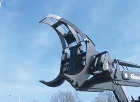 Sundown Forestry Grapple | Model GR40 | Max Opening 40" | Lift Capacity 2,200 lbs | 10 To 20 GPM | 40 To 50 HP | For Skid Steer & Tractor