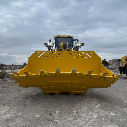 Rockland Super Duty Quarry Bucket | Heavy-Duty Built-In Spill-Guard | Bolt-on Skid Shoes | For Loaders