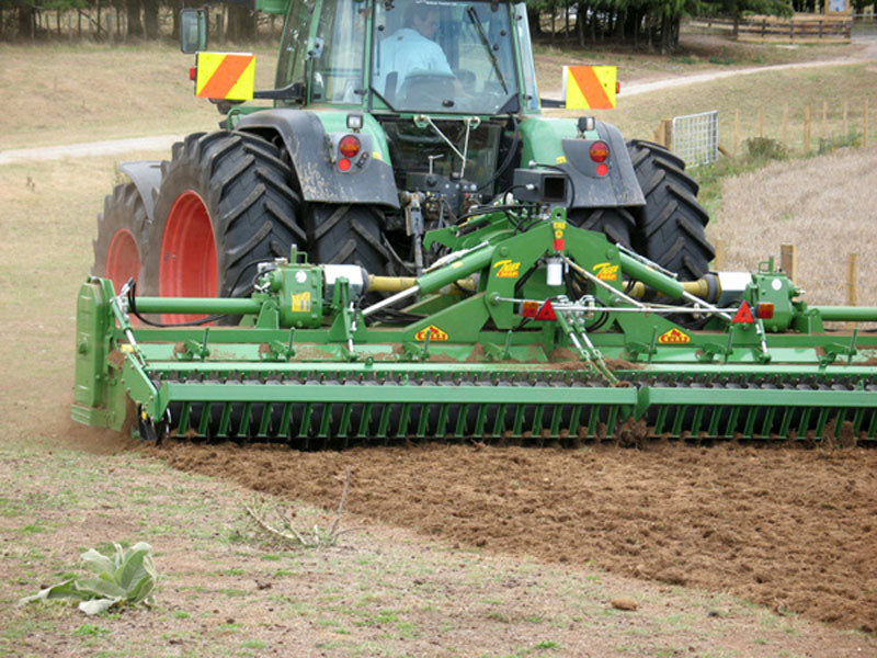 Celli Super Folding Roto Tiller | Tiger 360P | 16' 1" - 19' 4" Working Width | Up to 360 HP | For Tractor