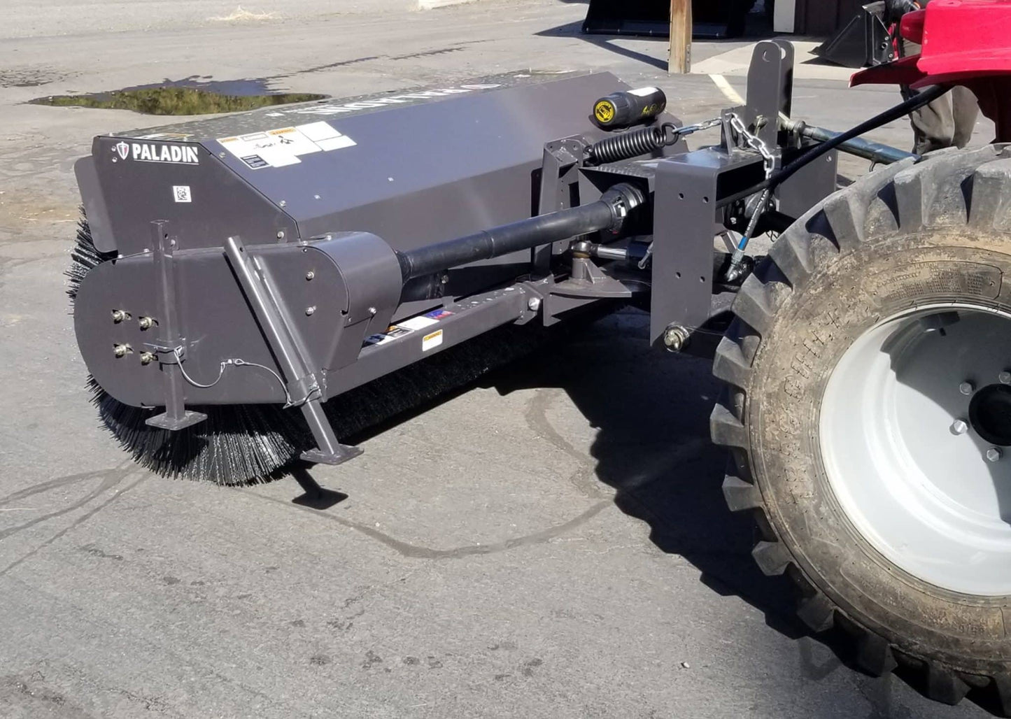 Paladin Utility Broom  3PT Hitch | Rear Mount | Angle Sweeper | 60"-96" Working Width | 30 HP | For Tractor