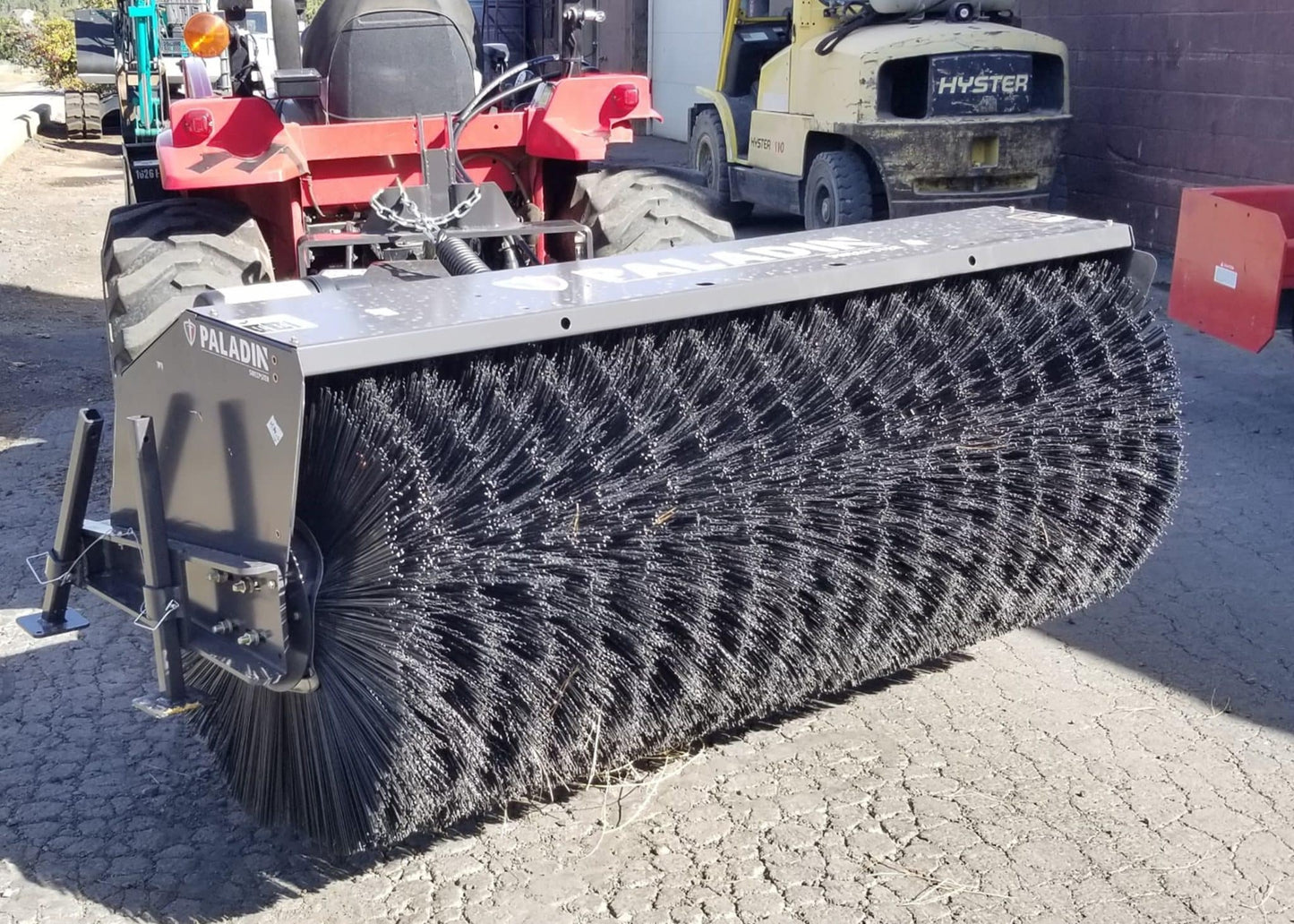 Paladin Utility Broom  3PT Hitch | Rear Mount | Angle Sweeper | 60"-96" Working Width | 30 HP | For Tractor