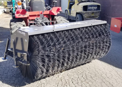 Paladin Utility Broom  3PT Hitch | Rear Mount | Angle Sweeper | 60"-96" Working Width | 30 HP | For Tractor