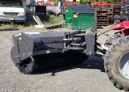 Paladin Utility Broom  3PT Hitch | Rear Mount | Angle Sweeper | 60"-96" Working Width | 30 HP | For Tractor