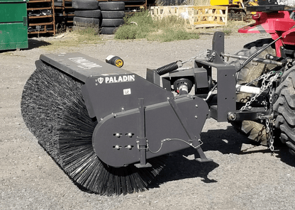 Paladin Utility Broom  3PT Hitch | Rear Mount | Angle Sweeper | 60"-96" Working Width | 30 HP | For Tractor