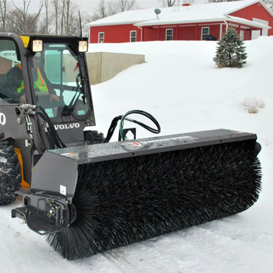 Paladin Broom Rotary | 72"-96" Working Width | 12-25 GPM | For Skid Steer
