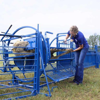 Sydell Deluxe Spin Doctor | #0938 | 46" Width | For Sheep & Goat Hoof Trimming & Handling