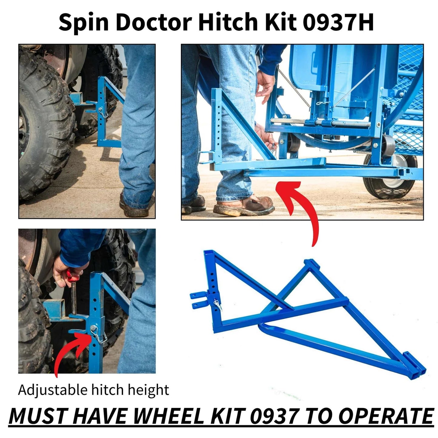 Sydell Deluxe Spin Doctor | #0938 | 46" Width | For Sheep & Goat Hoof Trimming & Handling