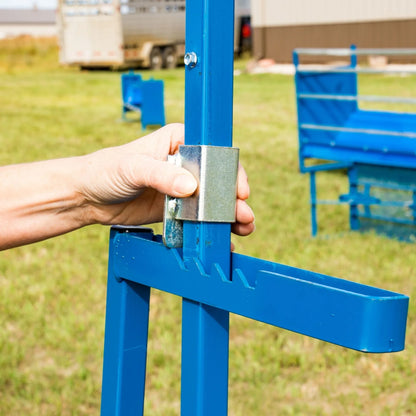Sydell Milking Stanchion Set | #0736-36 / #0736 | Deck Size 20" x 36" & 48" | For Sheep & Goat