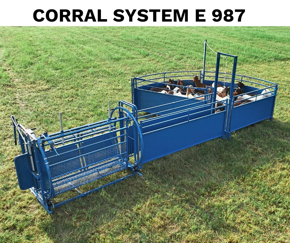 Sydell Sheep & Goat Working System E | #0987-L / #0987-R | 20'1" x 9'4" | 975 lb | For Sheep & Goat