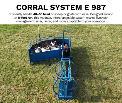 Sydell Sheep & Goat Working System E | #0987-L / #0987-R | 20'1" x 9'4" | 975 lb | For Sheep & Goat
