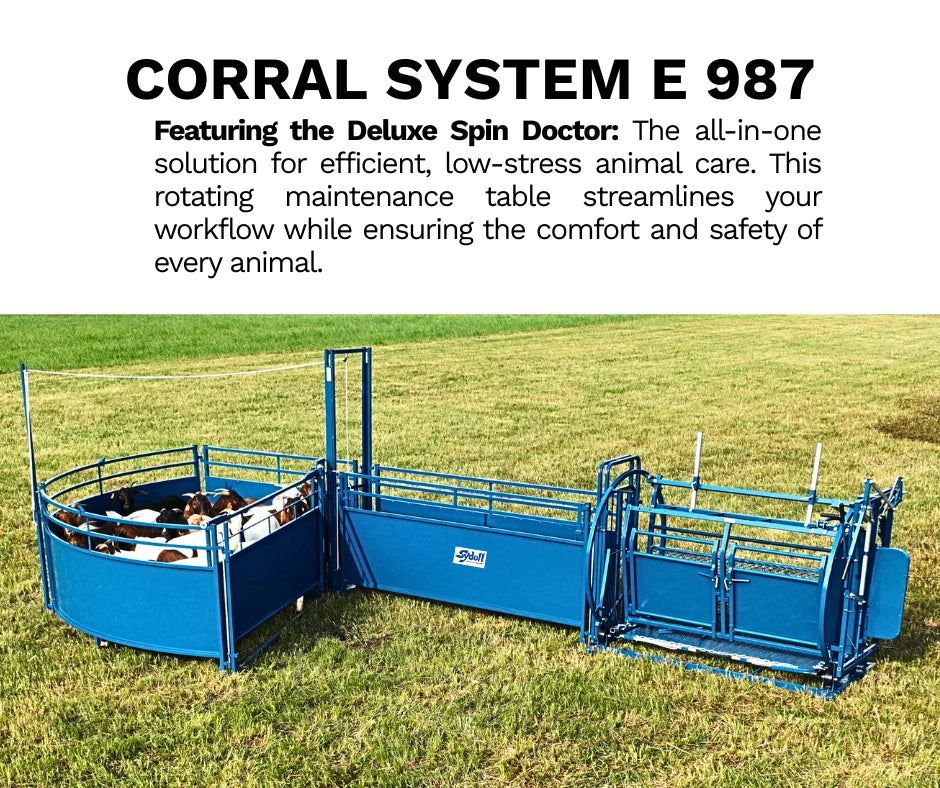 Sydell Sheep & Goat Working System E | #0987-L / #0987-R | 20'1" x 9'4" | 975 lb | For Sheep & Goat