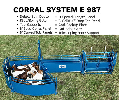 Sydell Sheep & Goat Working System E | #0987-L / #0987-R | 20'1" x 9'4" | 975 lb | For Sheep & Goat
