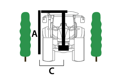 Rinieri Pruning Machine CRL Tower-1 I with Sickle Bar | Hydraulic Lifting and Tilting for Tractor