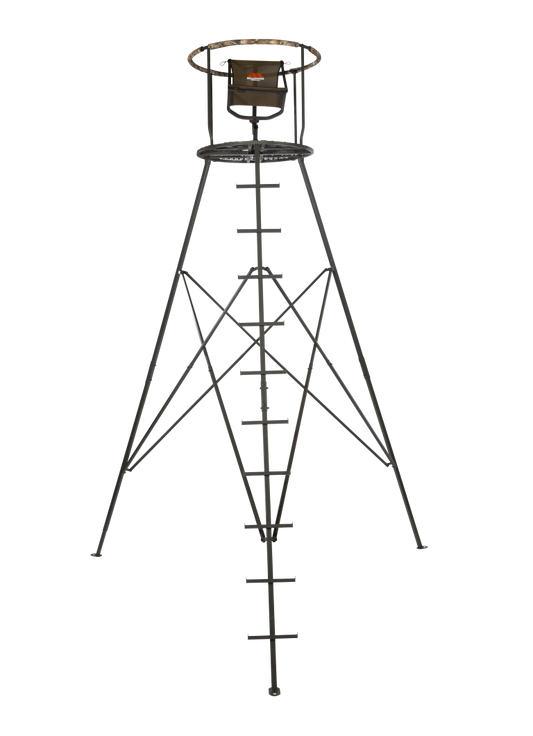 Millennium T360 Revolution Tripod Hunting Stand | Model T-360-00 | Size 16' | Capacity 300 lb | 360° Swivel