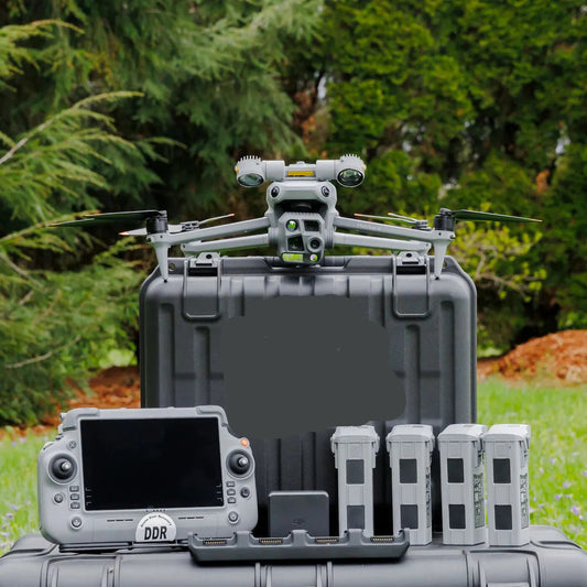 DJI | Essential Matrice 4T | Thermal Recovery Kit | 34 MPH Max Speed | 30MP Zoom | 3 Hours Flight Time | Wildlife & SAR