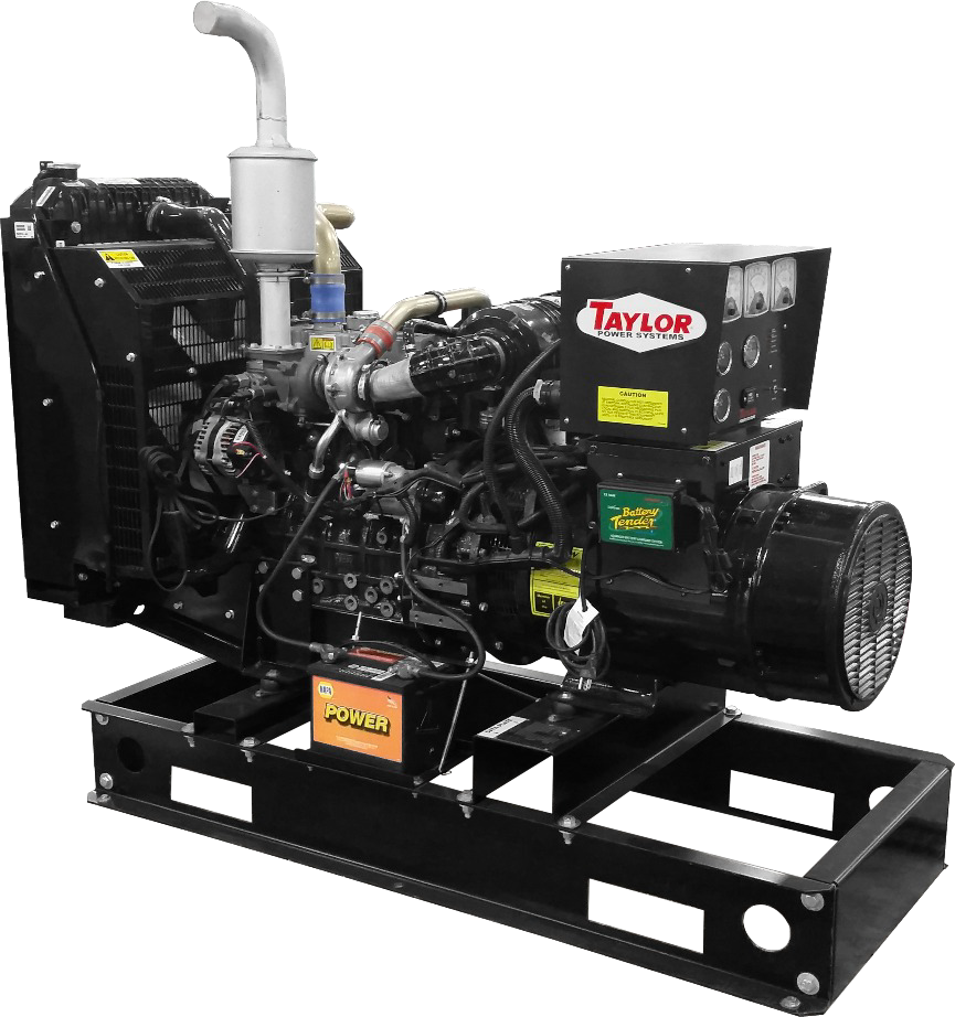 Taylor Power System Agriculture Generator | Model TA55JD | Horsepower 85 HP | Power Output 55kW (55kVA)