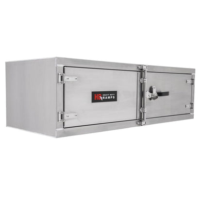 Heavy Duty Ramps Lockable Underbody Trailer Tool Cabinet | TC-181860 | Size 60" W x 18" D x 18" H | Capacity 400 lb. | Horsepower 23 HP | For Flatbed, Step-Deck & Dump Trailers