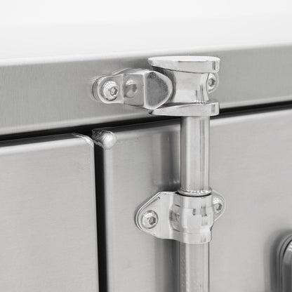 Heavy Duty Ramps Lockable Underbody Trailer Tool Cabinet | TC-181860 | Size 60" W x 18" D x 18" H | Capacity 400 lb. | Horsepower 23 HP | For Flatbed, Step-Deck & Dump Trailers