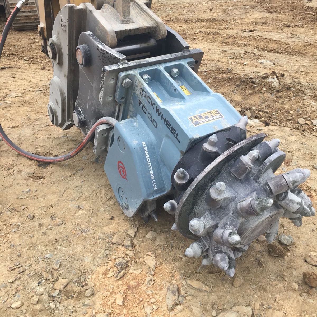 RockZone Rockwheel Trench Cutter | Model TC 20 & TC 30 | Drum Width 26" & 27" | Machine Size 18 - 42 Tons | For Excavators