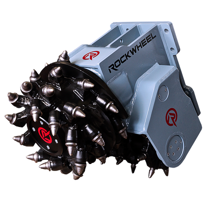 RockZone Rockwheel Trench Cutter | Model TC 20 & TC 30 | Drum Width 26" & 27" | Machine Size 18 - 42 Tons | For Excavators