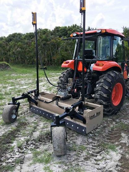 Level Best Laser Grading Box | Model TD96 | Width 96" | 35-49 HP | For Tractors