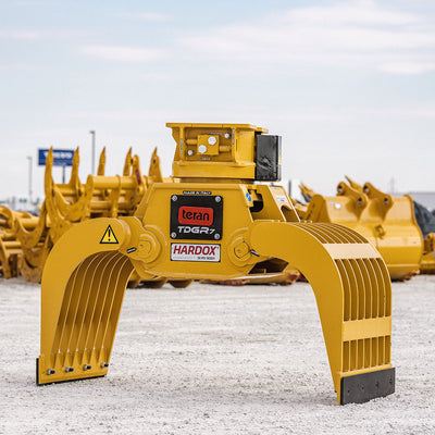 Teran TDGR7 Rotating Grapple, Excavator Attach