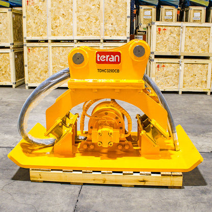 Teran Hydraulic Compactor | Model TDHC-329DCB | Replaceable Teeth & Blades | Compatibility 24-33 Tons | For Excavators