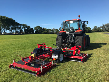 Progressive Turf Equipment Inc. Tri-Deck Roller Finishing Mower | Model TDR-12 | Cutting Width 12' | 25–40 HP | For Tractor