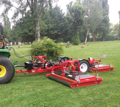Progressive Turf Equipment Inc. Tri-Deck Roller Finishing Mower | Model TDR-15 | Cutting Width 15' 6" | 30–50 HP | For Tractors