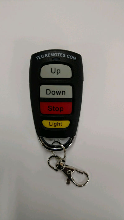 Boat Lift Distributors | TEC Remote Transmitter | Handheld Water-Resistant Remote | Dimensions 2