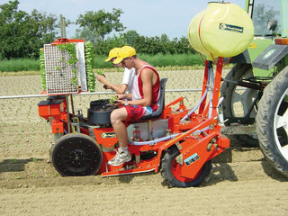 Checchi & Magli Transplanter Texdrive Best 12-Cups | Frame Width 79" - 157" | 25-45 HP | For Tractors