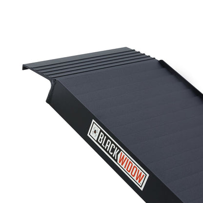 Black Widow Folding Dual Runner ATV Ramps | Model TF-005D-B | Size 6'7" L x 9.9" W | Capacity 1,500 lb. | Horsepower 4 To 90+ HP | For ATV & Small UTV Loading