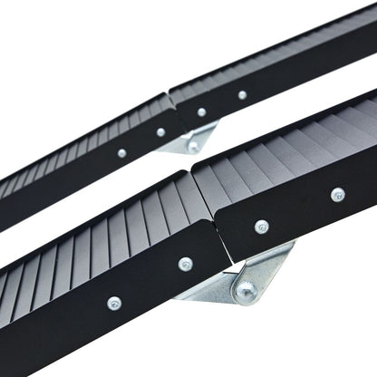 Black Widow Folding Dual Runner ATV Ramps | Model TF-005D-B | Size 6'7" L x 9.9" W | Capacity 1,500 lb. | Horsepower 4 To 90+ HP | For ATV & Small UTV Loading