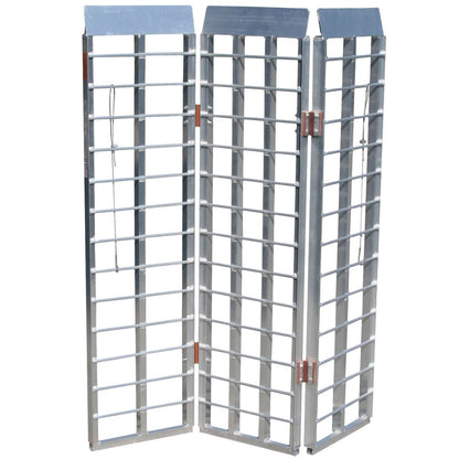 Black Widow Folding ATV Trailer Ramp | Model TF-6050-1500A-ATV | Size 5' L x 49" W | 1,500 lb Capacity | Horsepower 4 To 90+ HP | For ATV & Garden Tractor Loading