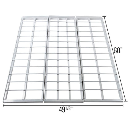 Black Widow Folding Motorcycle Trailer Ramp | Model TF-6050-1500A | Size 49-1/8" Wide | Capacity 1,500 lb | Horsepower 4 To 90+ HP | For Trailers & Truck Beds