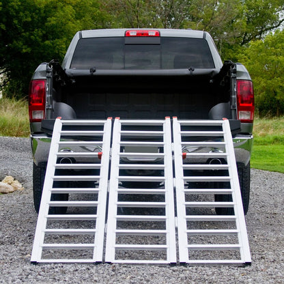 Black Widow Extra-Wide Folding ATV Ramp | Model TF-7754 | Width 54" | Capacity 1,500 lb. | Horsepower 4 To 90+ HP | For Heavy-Duty ATV & UTV Loading